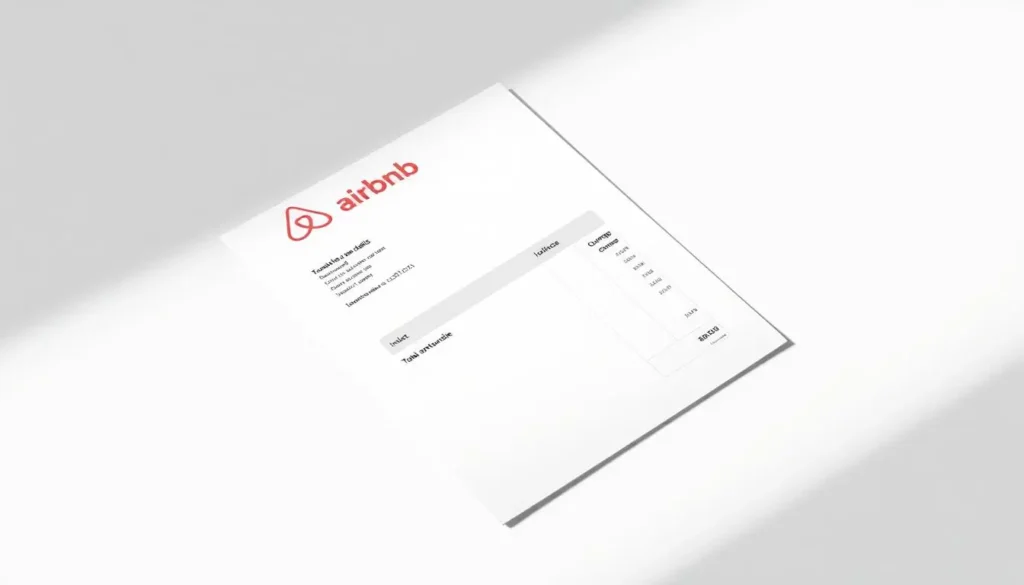 Comment obtenir une facture sur Airbnb : illustration d'un utilisateur téléchargeant sa facture sur la plateforme Airbnb.