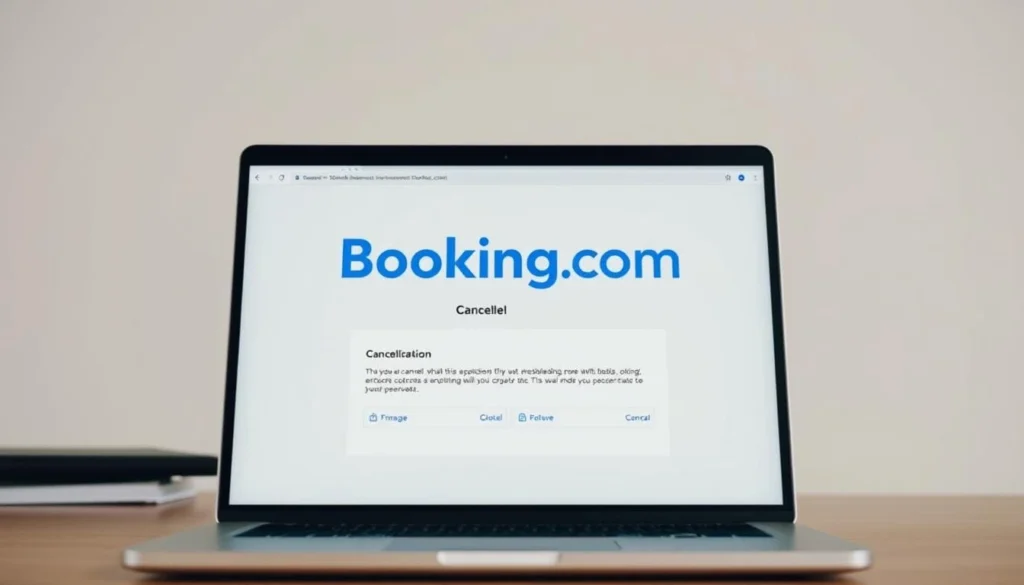 Guide pour comment annuler une réservation sur Booking non remboursable