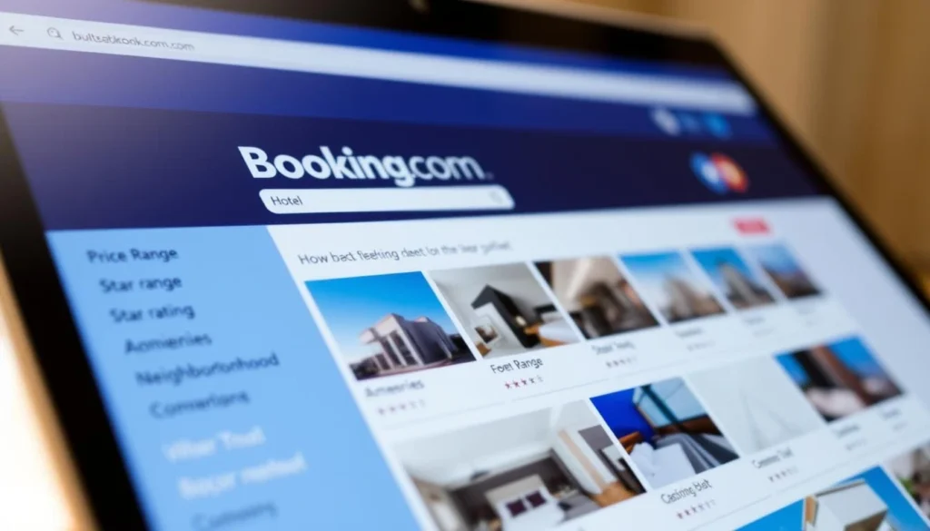 Page de confirmation expliquant comment faire une réservation sur booking.