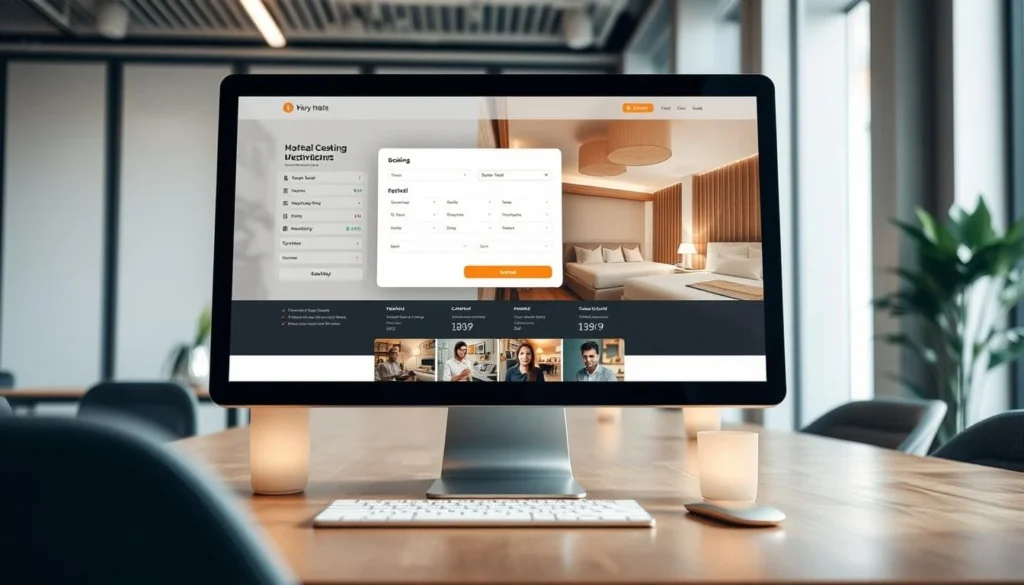 Interface simple pour savoir comment mettre une annonce sur booking com facilement.