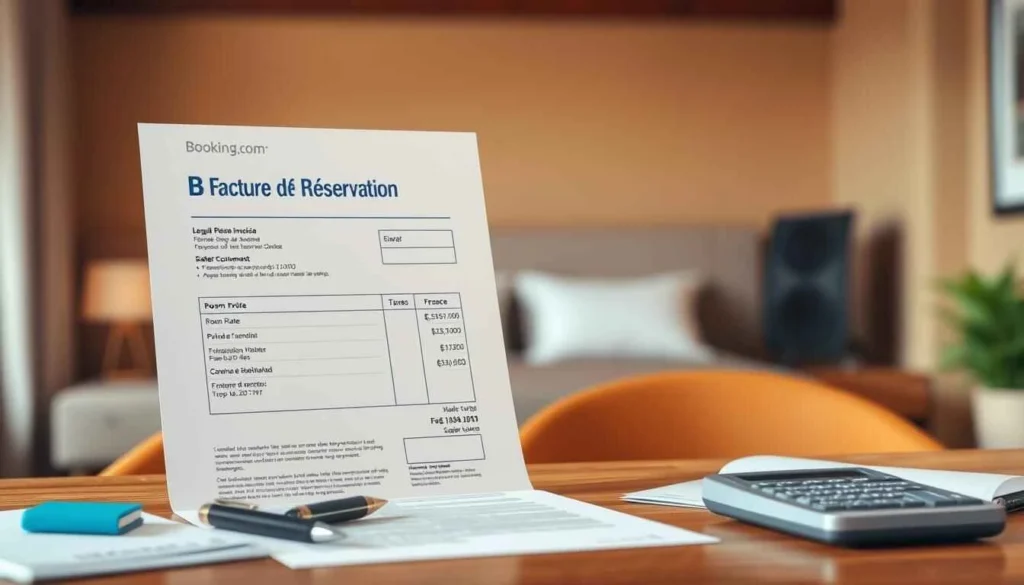 Comment recuperer facture booking : capture d’écran montrant la section « Mes réservations » sur Booking.com