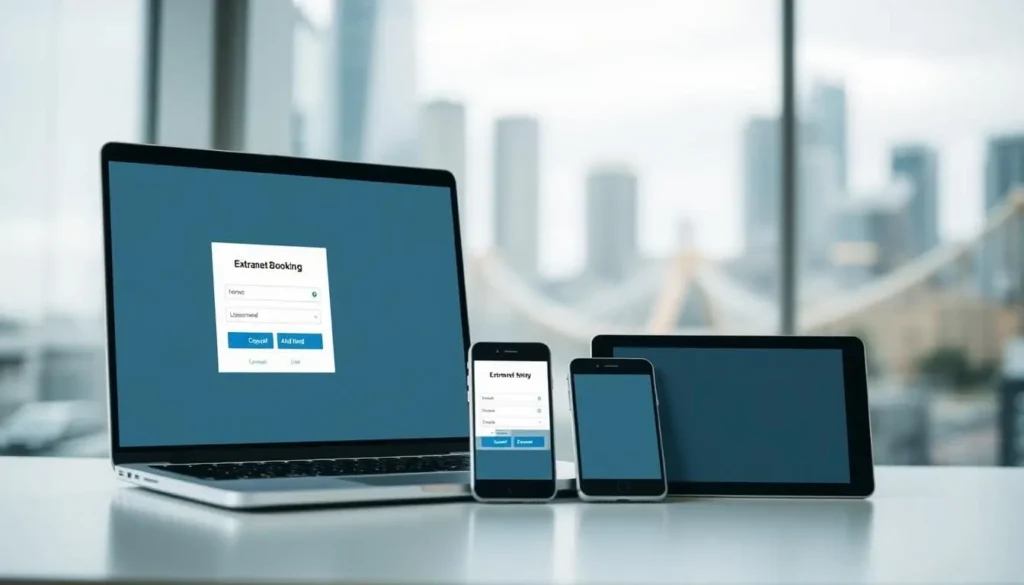 Page de connexion Booking.com expliquant comment se connecter à booking extranet