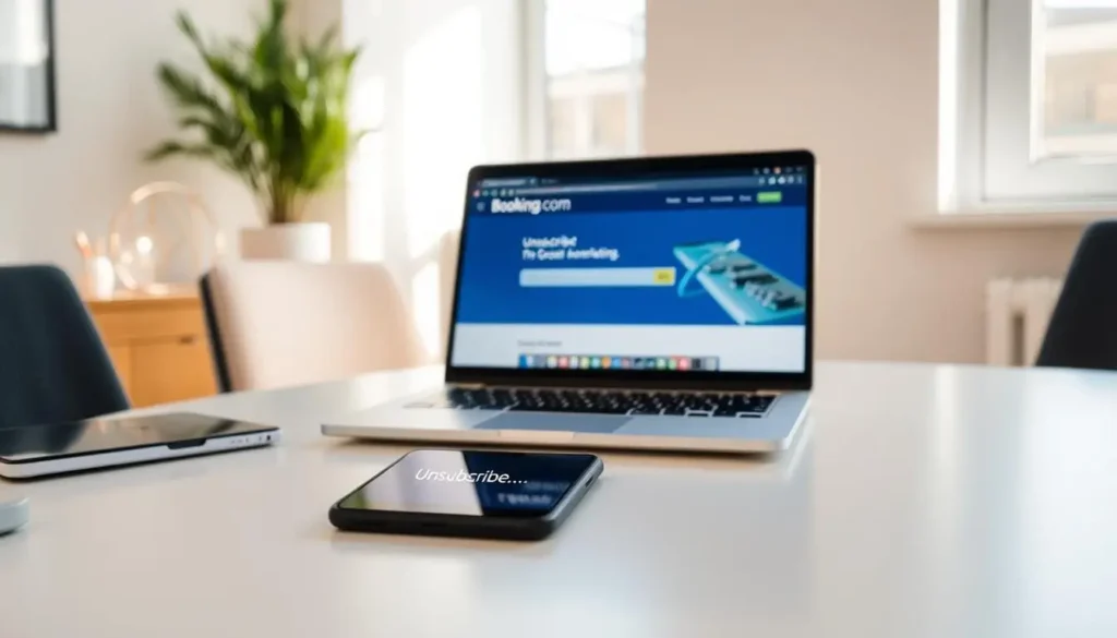 Fenêtre de confirmation sur comment se désinscrire de booking