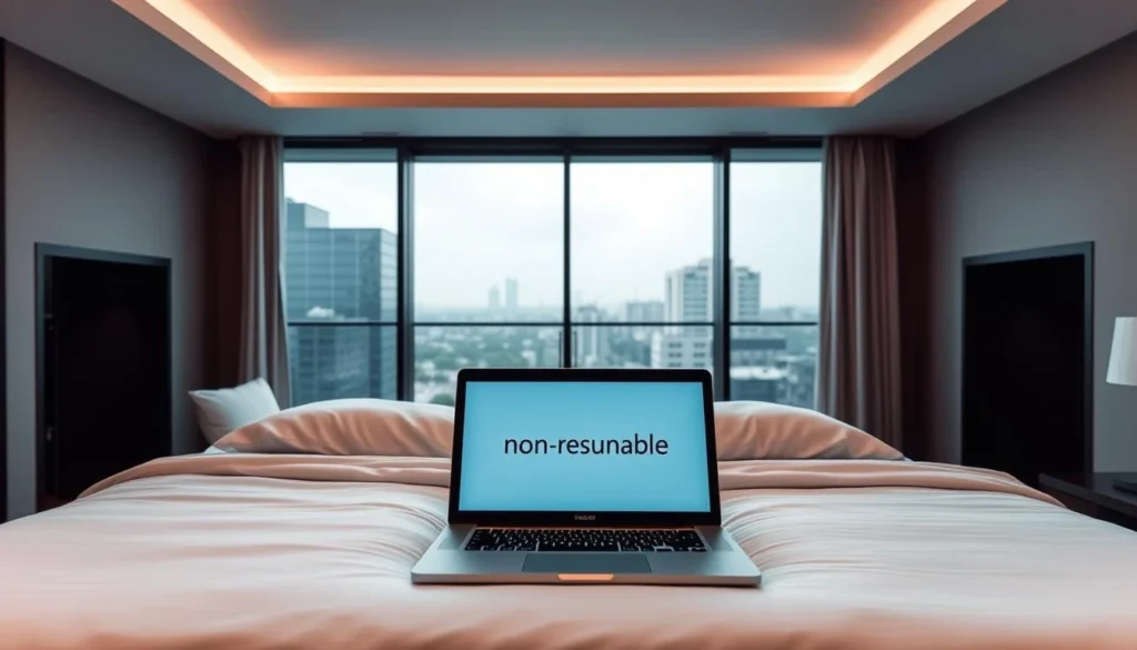 Informations sur la réservation non remboursable