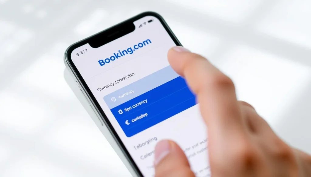 comment mettre en euros sur Booking pour changer la devise